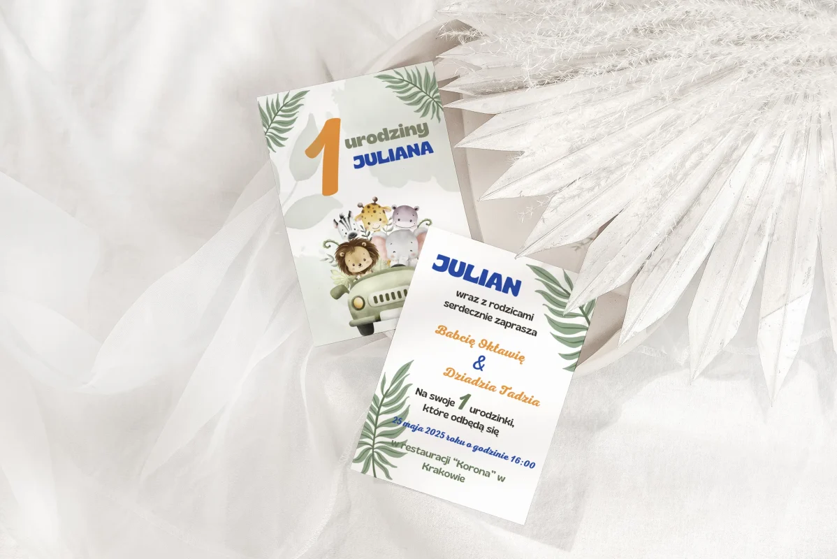 Zaproszenia Urodzinowe