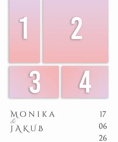 Personalizowane Zaproszenie Ślubne z Kolażem 4 Zdjęć | PapierowyZakątek.pl Personalizowane Zaproszenie Ślubne z Kolażem 4 Zdjęć | PapierowyZakątek.pl | rozklad