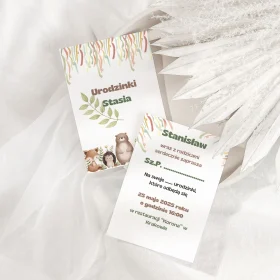 Zaproszenie na Urodzinki dla Małego Jubilata