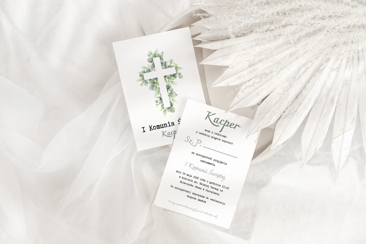 Zaproszenia na Komunię
